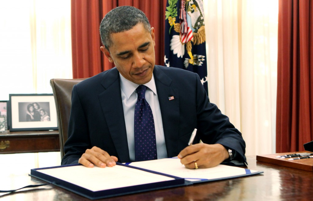 President Barack Obama Signs Payroll Tax Bill
