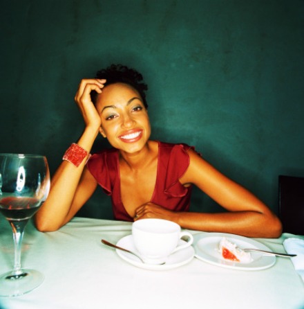 black-woman-dining-alone
