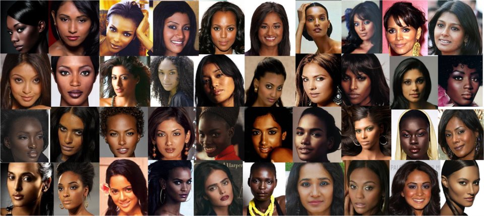 black and brown women » African American
