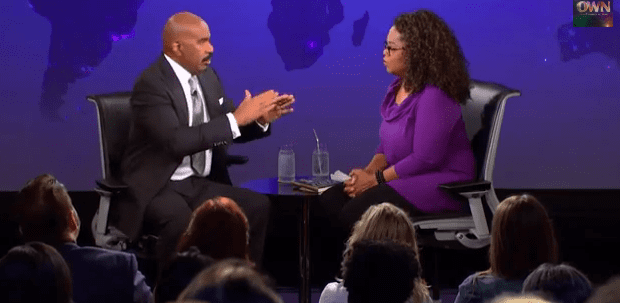 Steve Harvey Talks Talent vs. Gifts with Oprah