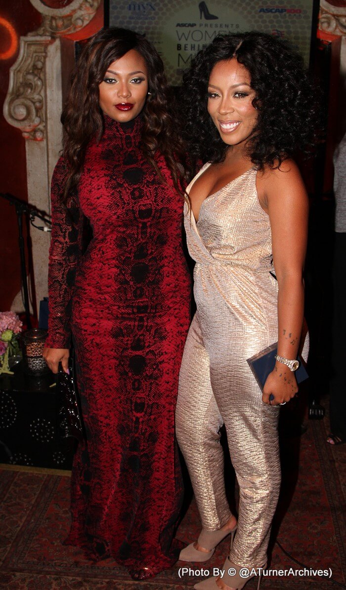 Teairra Marí seen with K. Michelle at ASCAP's Sixth Annual "Women Behind the Music" Series - Los Angeles