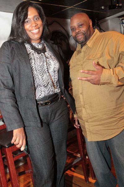 Actress Michele Lawson and Ernest Jackson