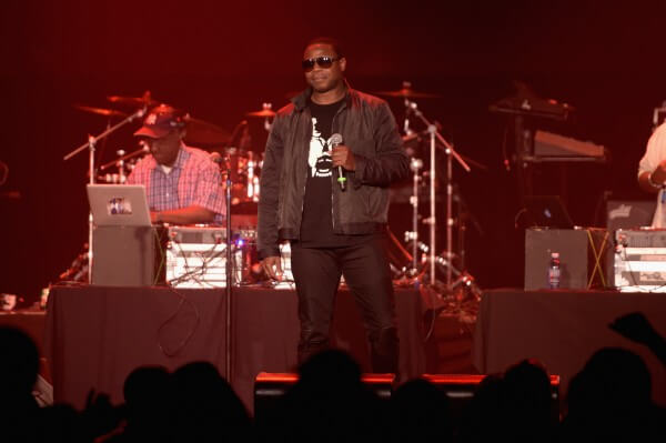LOS ANGELES, CA - JUNE 25:  Rapper Doug E. Fresh performs onstage at the Bell Biv Devoe with Doug E. Fresh concert during the 2015 BET Experience at Club Nokia on June 25, 2015 in Los Angeles, California.  (Photo by Jason Kempin/BET/Getty Images for BET)