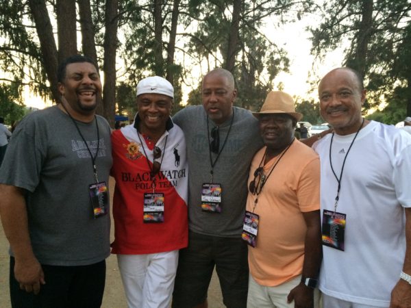 Music Industry Legends and Icons Picnic for Radiofacts! ? Eric Thrasher, Chris Jones, Sam Watson, Guy Black and Rod McGrew