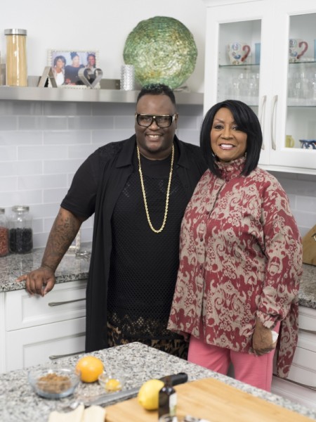 James Wright Chanel and Patti LaBelle from Cooking Channel special Patti LaBelle&apos;s Holiday Pies (PRNewsFoto/Cooking Channel)