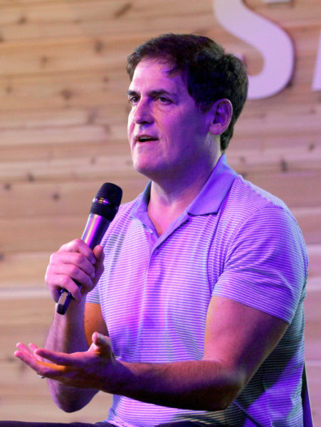 "AUSTIN, TX - MARCH 11: Dallas Mavericks Owner Mark Cuban speaks onstage during "Sports and VR," presented by Gear VR, at The Samsung Studio at SXSW 2016 on March 11, 2016 in Austin, Texas. (Photo by Rick Kern/Getty Images for Samsung)"