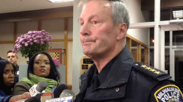 Police Chief’s Phone Fury Stuns Crowd (Video)