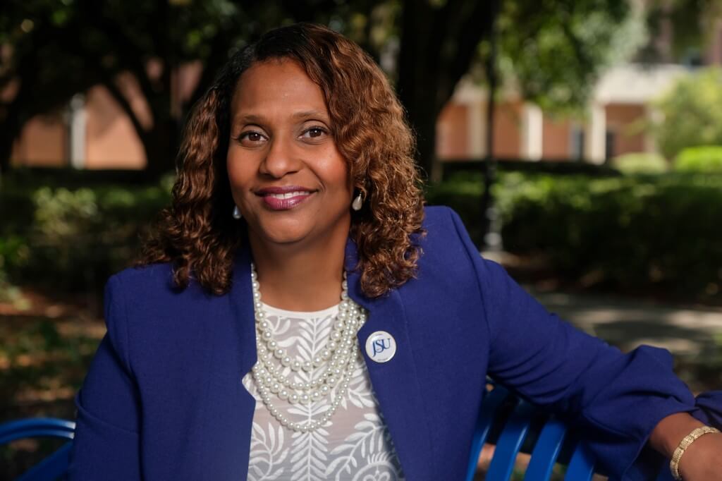 Dr. Loria Brown-Gordon is now the associate dean of the honors college. She says her goal has always been to build upon and sustain the work that founder Dr. Maria Luisa Alvarez Harvey started. (Photo by Charles A. Smith/JSU)