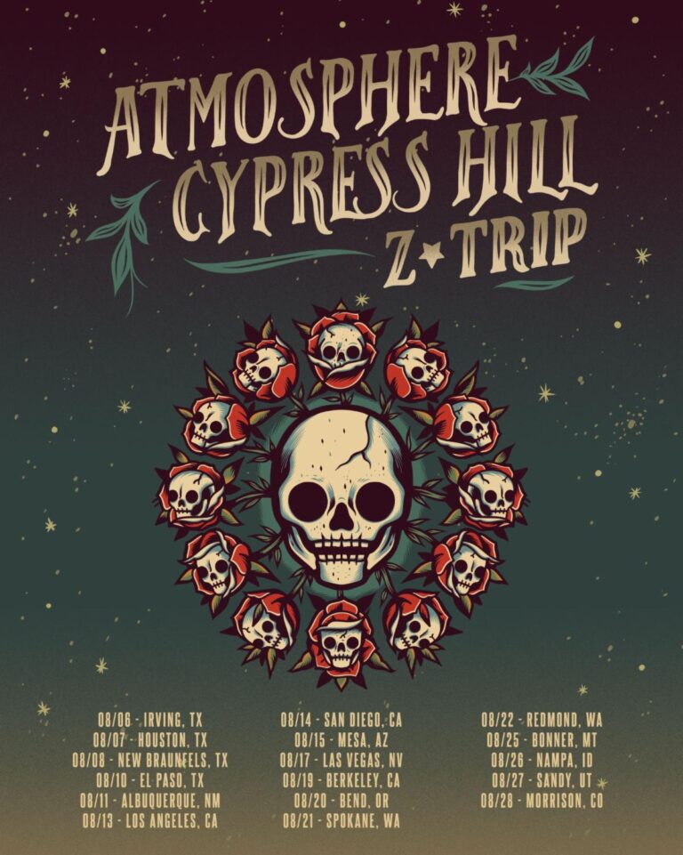 Atmosphere & Cypress Hill Announce Co-headlining Tour with Special Guest Z-Trip