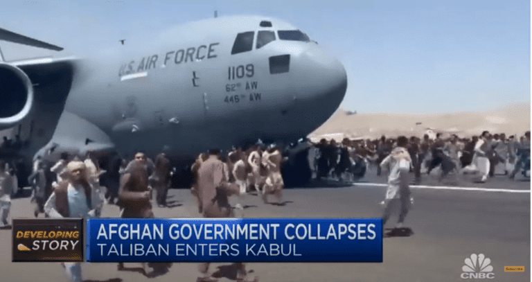 Afghan Government Collapses and Desperation to Escape Surges, Several Die on the Runway after Falling from Moving Planes