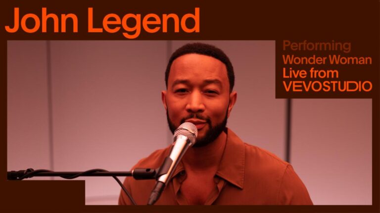 Vevo and John Legend Release Live Performance of “Wonder Woman”