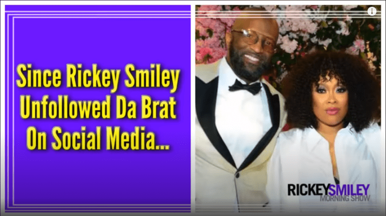Rickey Smiley Unfollowed Da Brat On Social Media (Video)