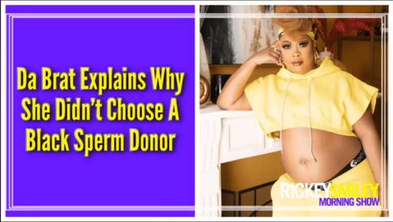 Da Brat Explains Sperm Donor Choice (Video)