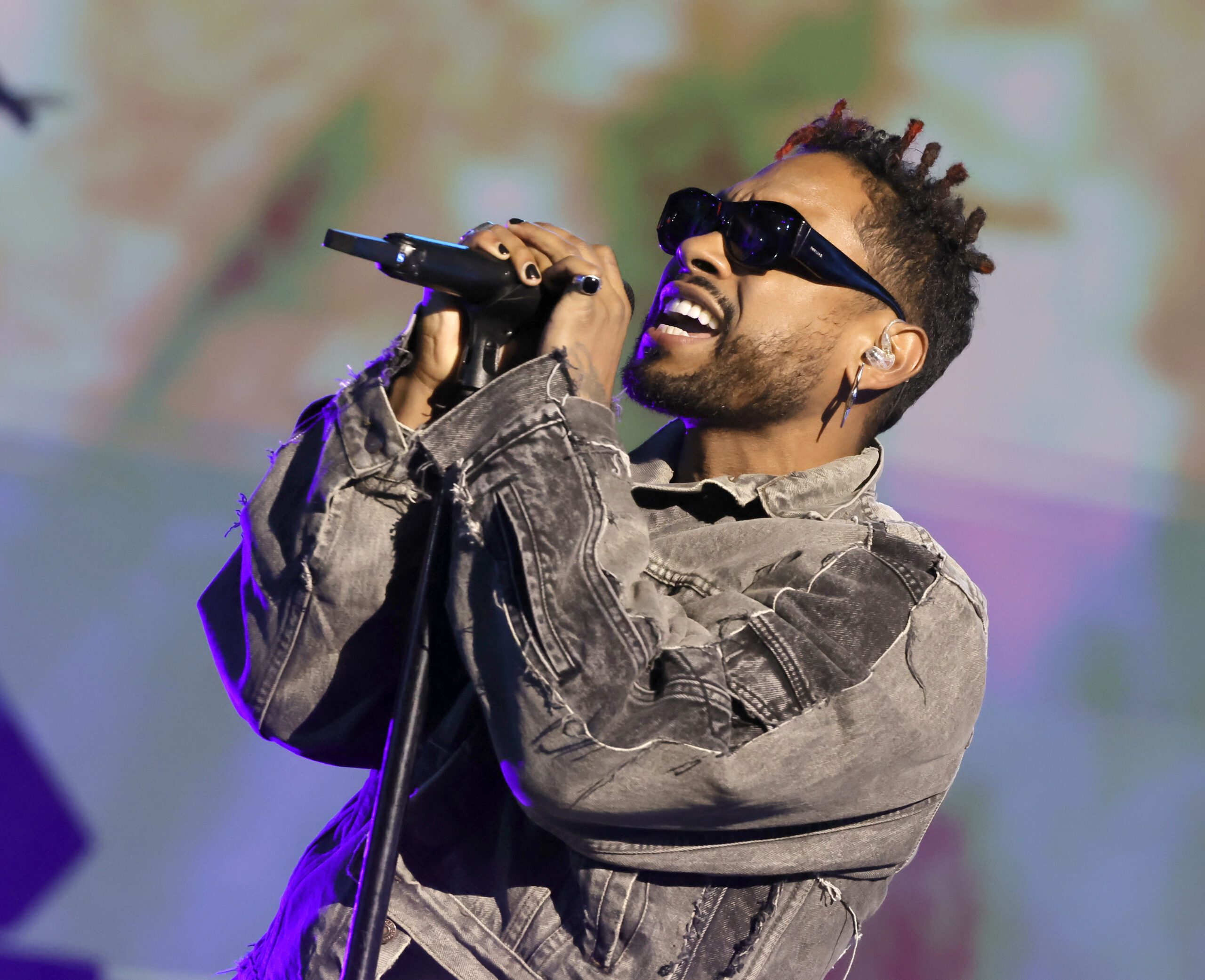 INGLEWOOD, CALIFORNIA - AUGUST 02: (FOR EDITORIAL USE ONLY) In this image released on August 2, Miguel performs onstage during a taping of iHeartRadio Living Black! 2023 in Inglewood, California. (Photo by Kevin Winter/Getty Images for iHeartRadio )