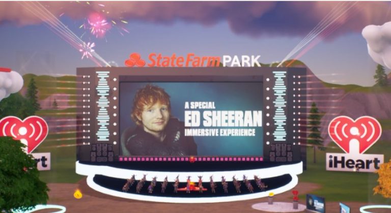 iHeartLand Showcases Exclusive Sheeran Event in Fortnite