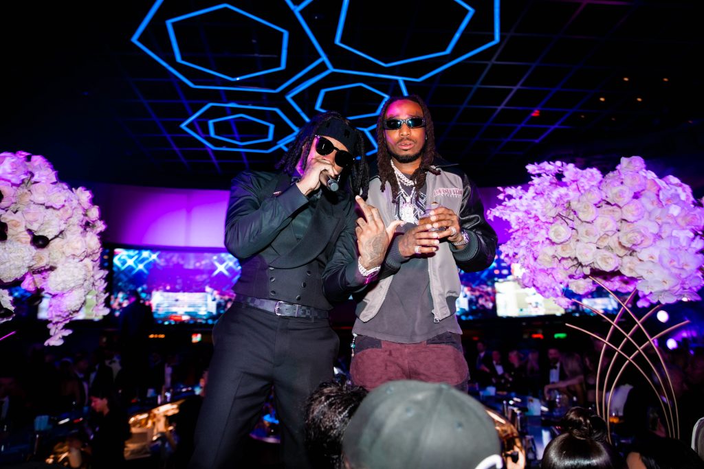 Lil Durk and Quavo on stage — credit Alex Subers » Atlantic City