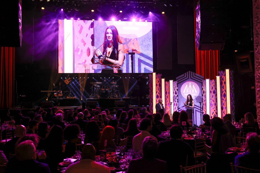 Olivia Rodriqo Accepts HMMA Award Audience » 14th Annual Hollywood Music in Media Awards