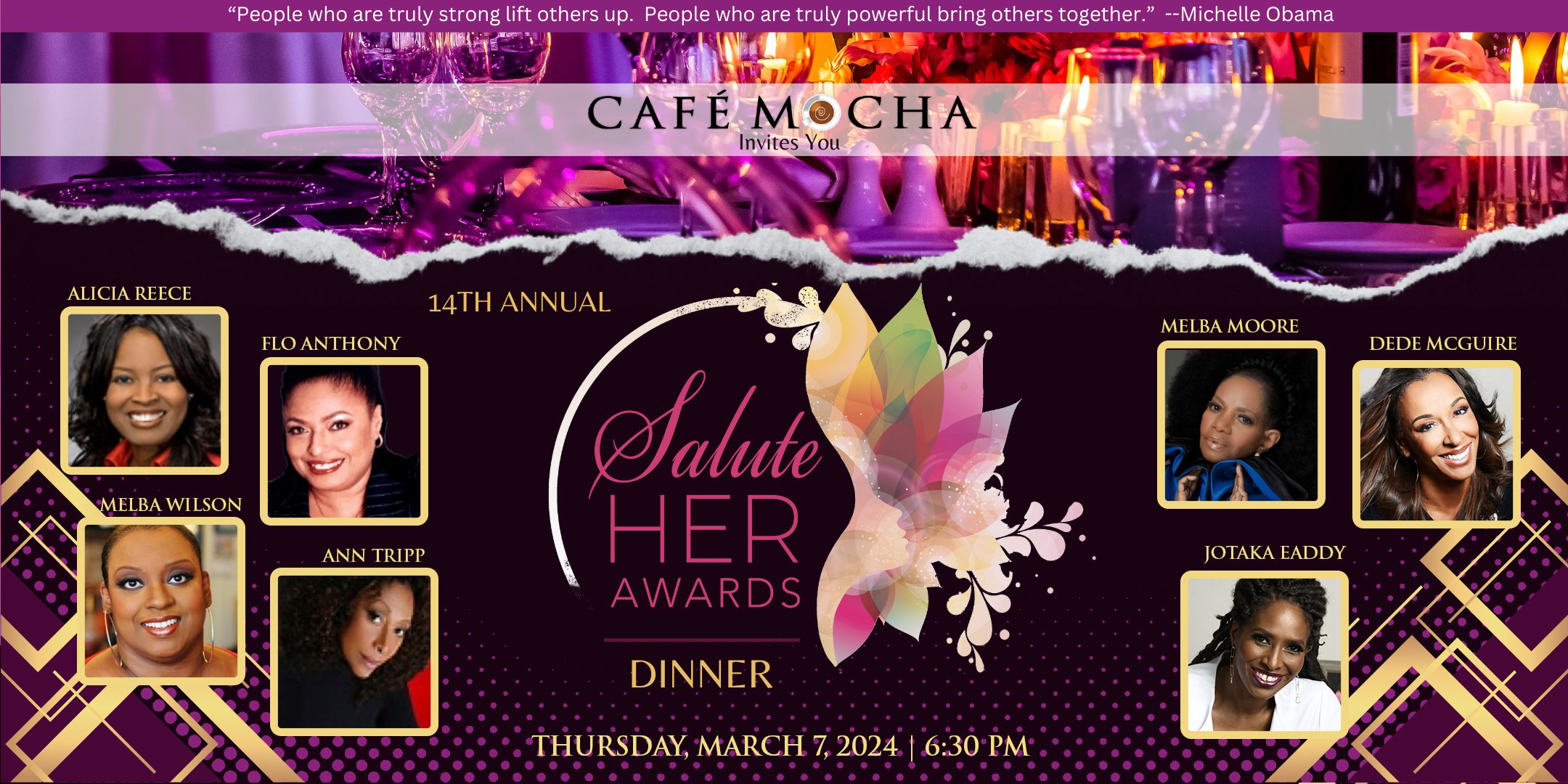 Café Mocha Salute HER Awards: March 7, 2024, Harlem