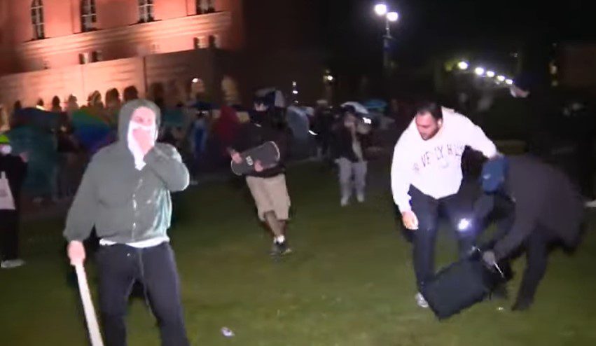 UCLA Campus Descends into Chaos Amid Dueling Protests