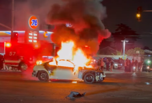 South LA Street Takeovers Spike Cars Burned, Property Damaged