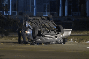 Memphis Shooting Scene Turns Chaotic After Police Car Collision