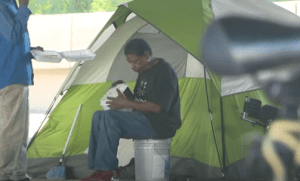 Homeless Camp Forced to Relocate Ahead of Major New Orleans Events