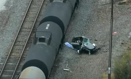 3 Dead After Car Ignores Gates, Hit by Freight Train