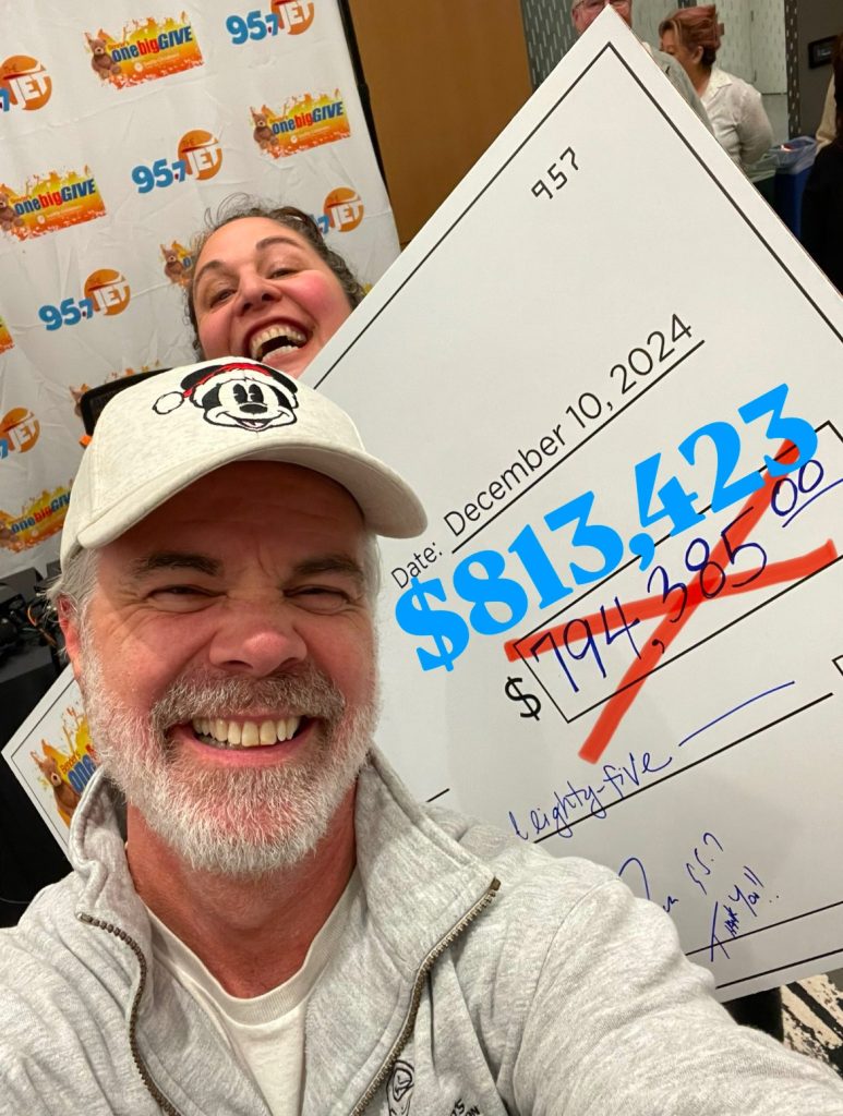 95.7 The Jet’s 22nd Annual Bender’s One Big Give Raises $813K