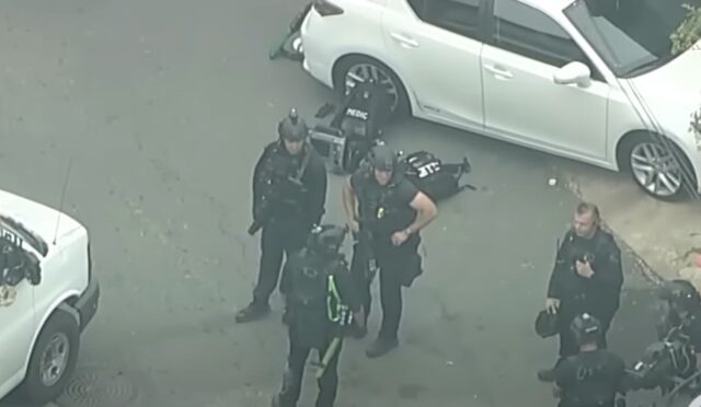 Police Pursuit Ends in Shooting, Woman in Critical Condition (video)