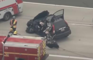 Suspect Dies After Violent Crash Following Police Chase (video)