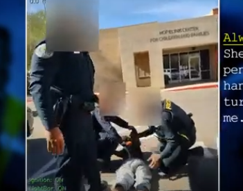 Police Sergeant Caught on Camera Using Force Against Woman (video)